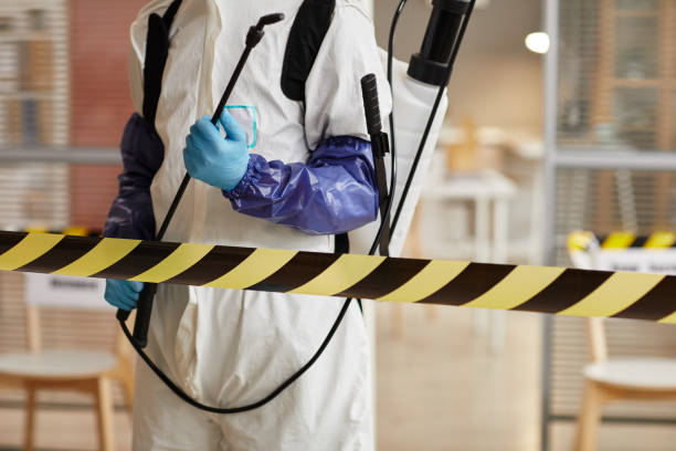 Professional Blood Cleanup technician working in Whitehall, MI
